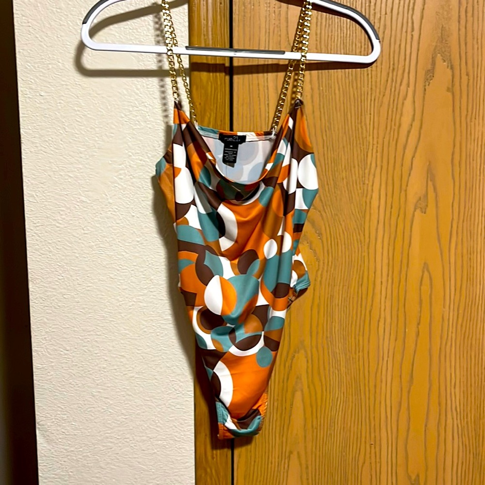 Brand new / gold chain onesie